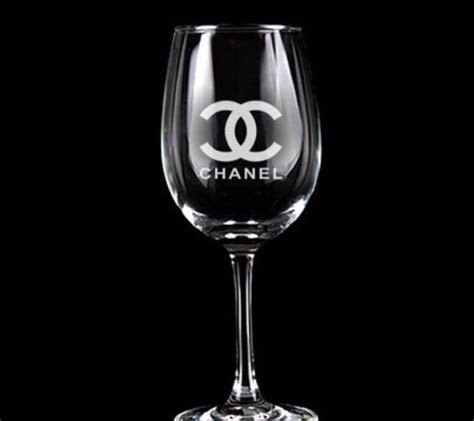 chanel drinking glasses|order Chanel glasses online.